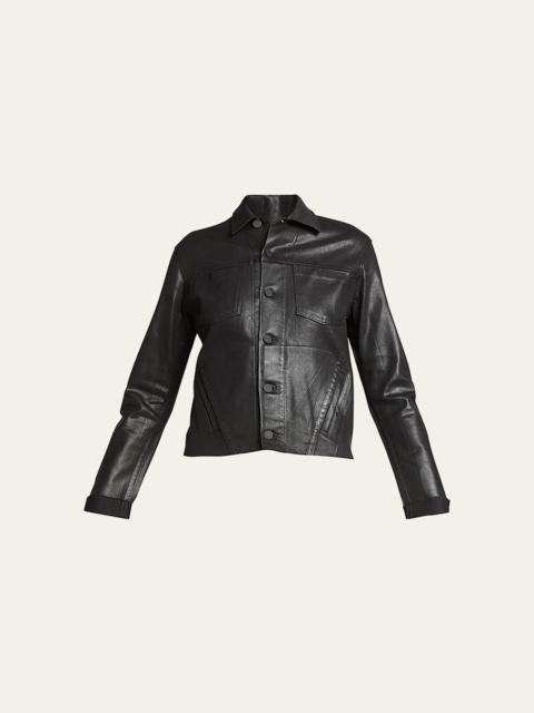 Janelle Slim Coated Jacket