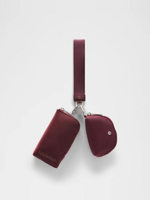 Dual Pouch Wristlet *Wallet