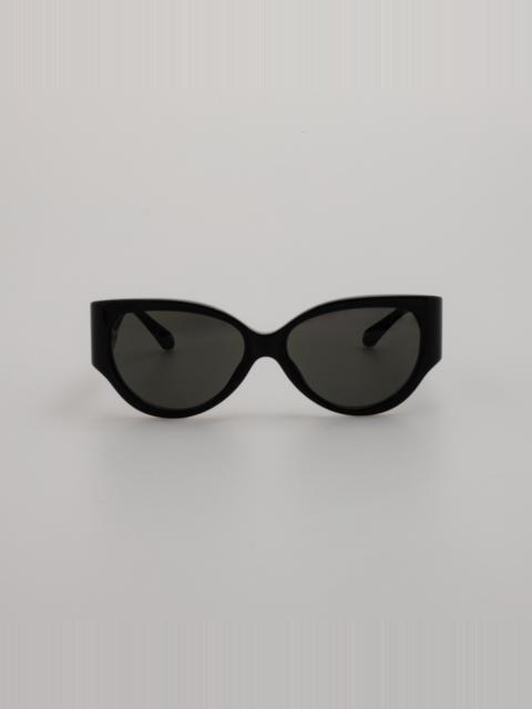 CONNIE CAT EYE SUNGLASSES IN BLACK