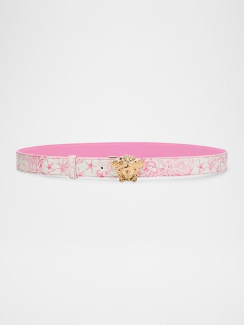 Underwater Barocco Leather Belt