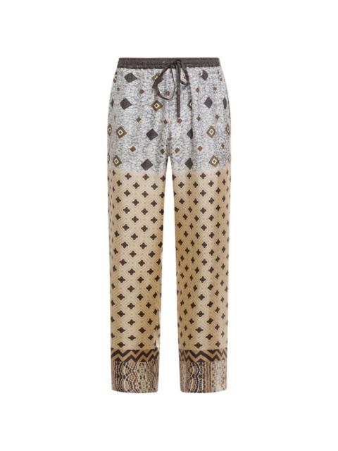 Aloe geometric trousers