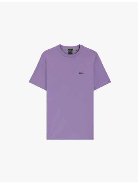 Brand-Detail Regular-Fit Stretch-Cotton T-Shirt