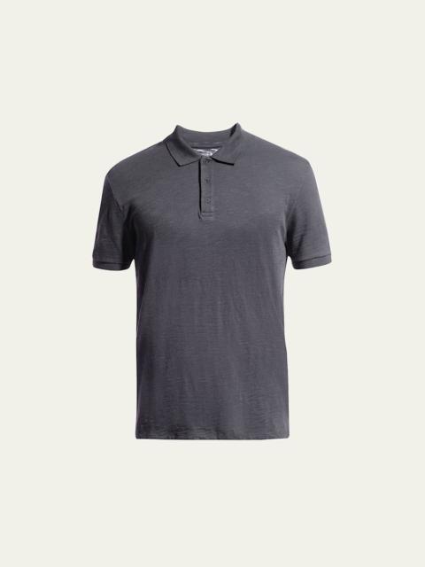 Classic Slub Cotton Polo Shirt