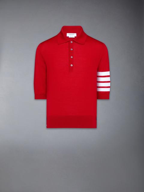 FINE MERINO WOOL 4-BAR POLO