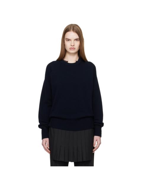 Navy Innes Slouch Sweater