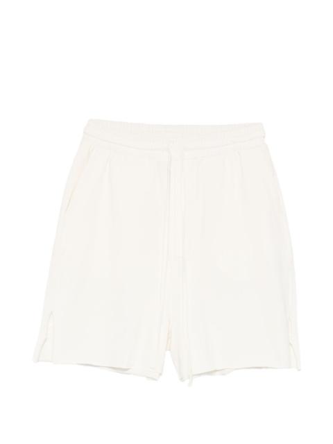 drawstring track shorts