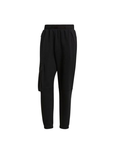 adidas Cargo Pant Stripes Jogging Sport Trousers Men's Black GM5786