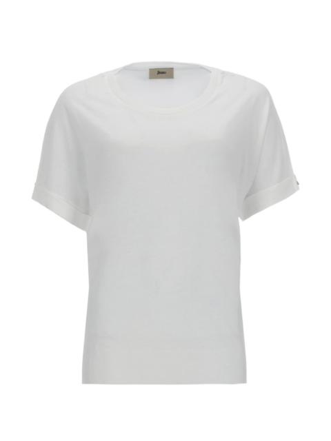 cuffed sleeve T-shirt