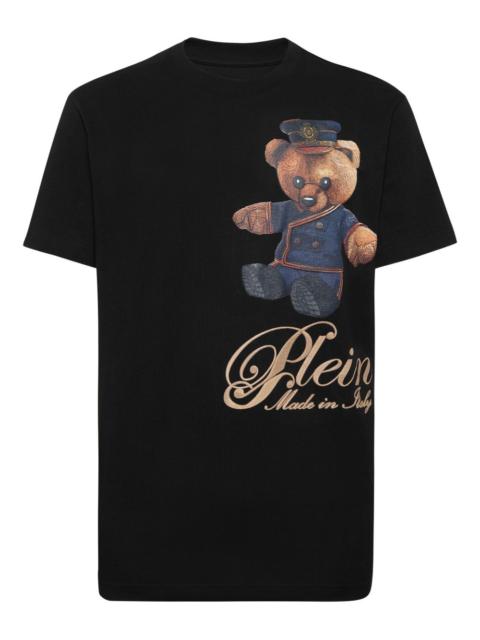 teddy bear-print T-shirt
