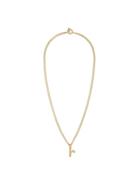 The Puffy Initial necklace