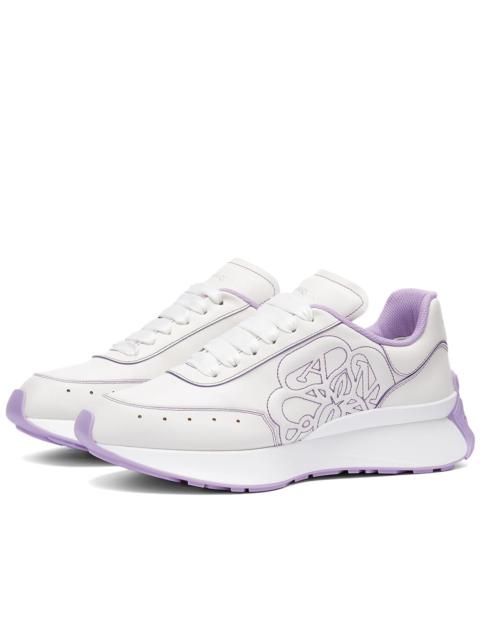 Alexander McQueen Heel Tab Wedge Sole Sneaker