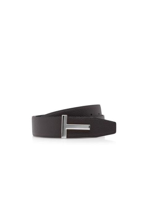 GRAIN LEATHER T ICON BELT