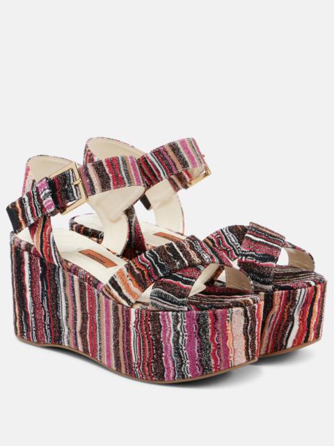 Julia raschel platform sandals