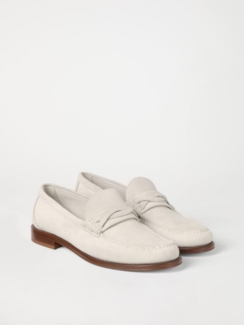 Suede loafers