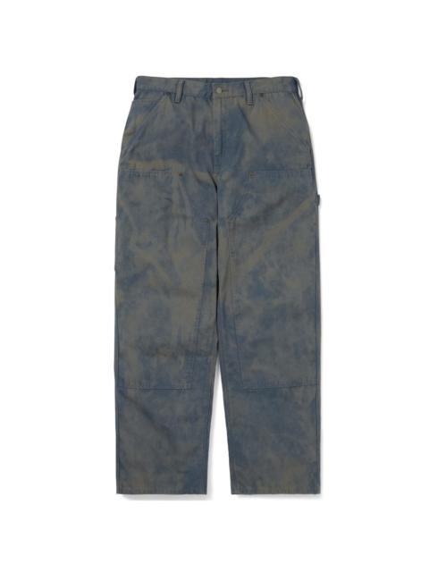 Bleached Double Knee Pant 'Blue'