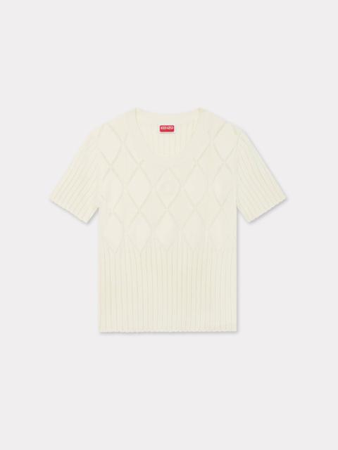 Short sleeve knit top