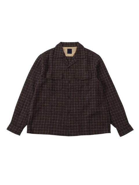 KEESEY SHIRT CHECK L/S BLACK