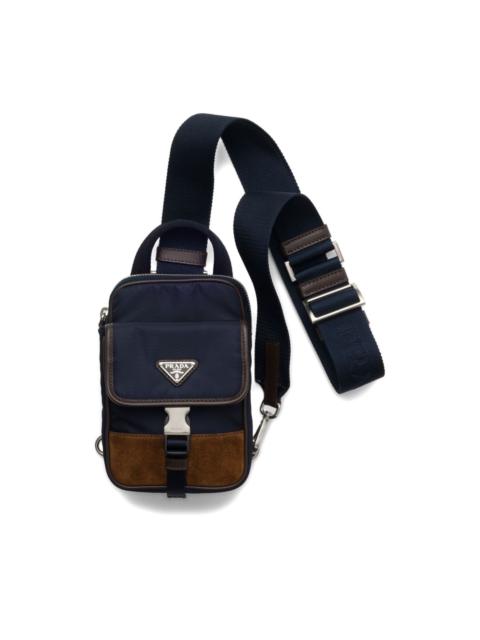 Re-Nylon triangle-logo shoulder bag