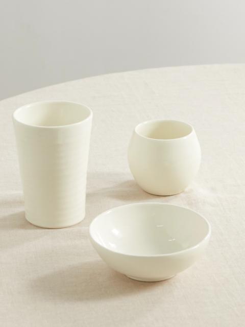 Set Of Three Ceramic Bowls