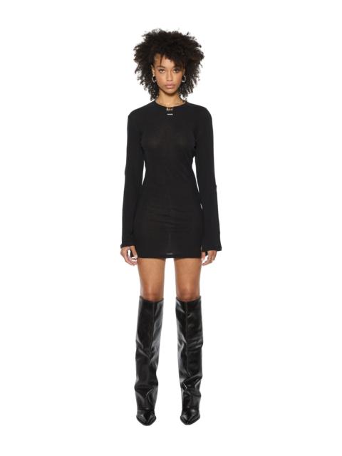 CRAWFORD LS MINI DRESS BLACK