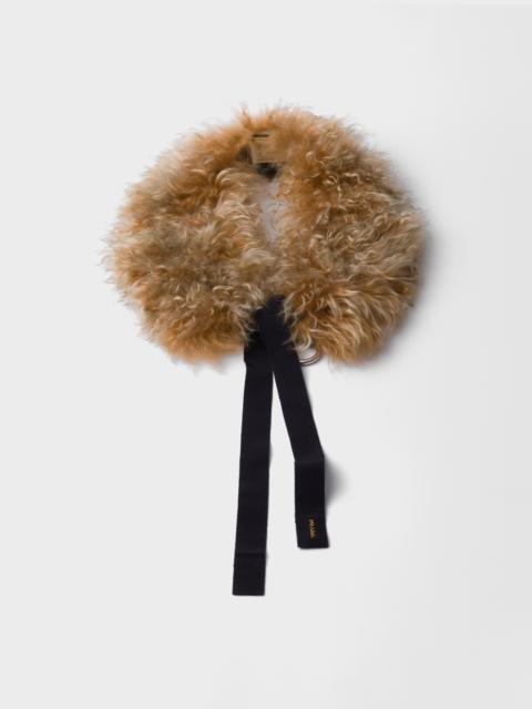 Shearling collar