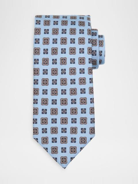 Men & apos;s Medallion Silk Tie