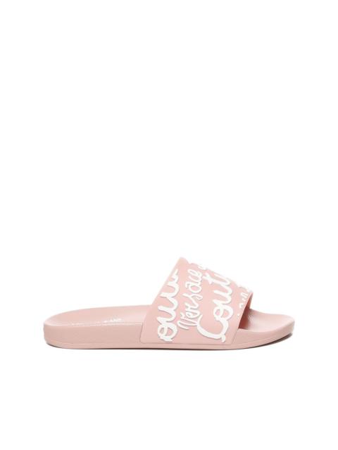 logo-detail slip-on slides