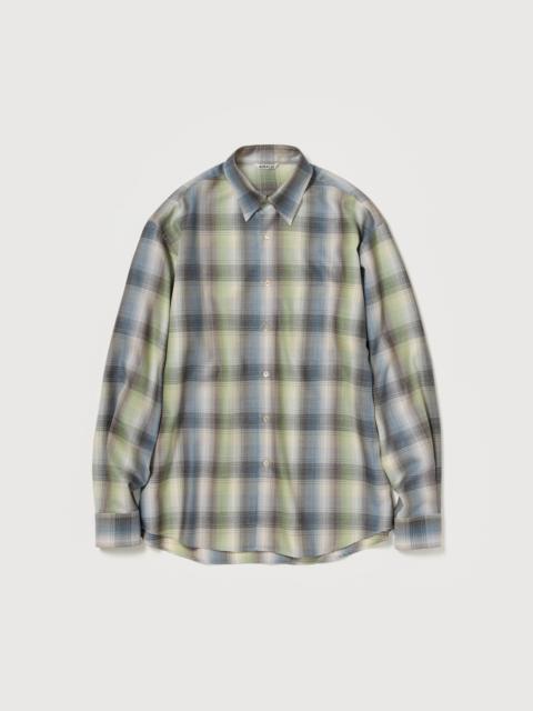 SUPER LIGHT WOOL CHECK SHIRT