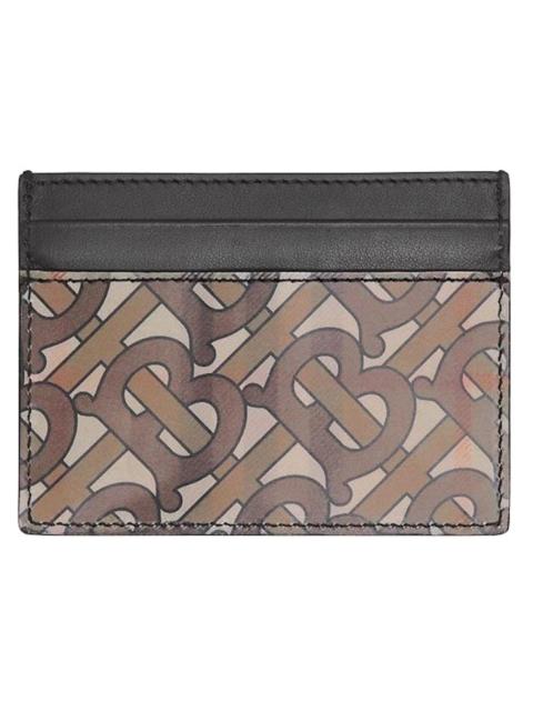 Burberry 3D Print Card Case 4 Slot Archive Beige