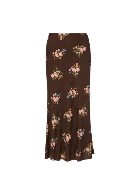 CLOVER FLORAL MIDI SKIRT