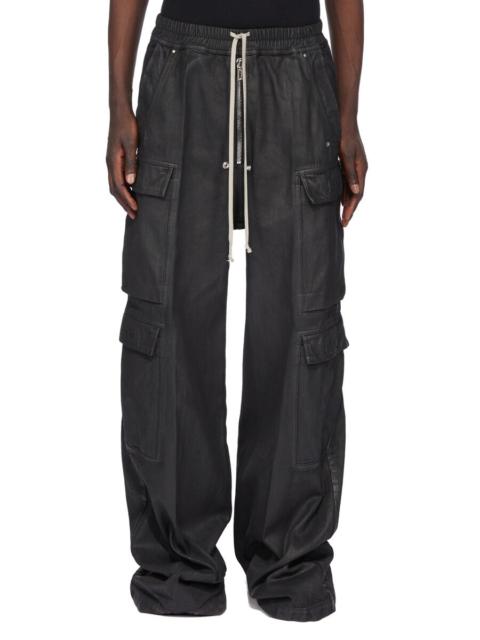 Black Hollywood Double Cargo Jumbo Belas Pants