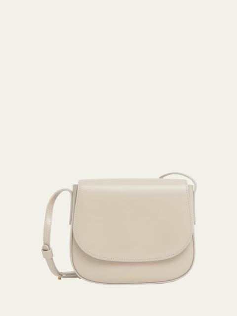 Mini Classic Leather Saddle Crossbody Bag
