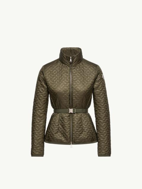 Geranium Floral-Quilted Short Down Jacket