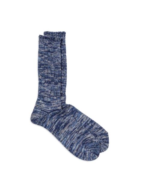 Anonymous Ism 5 Colour Mix Crew Sock Navy