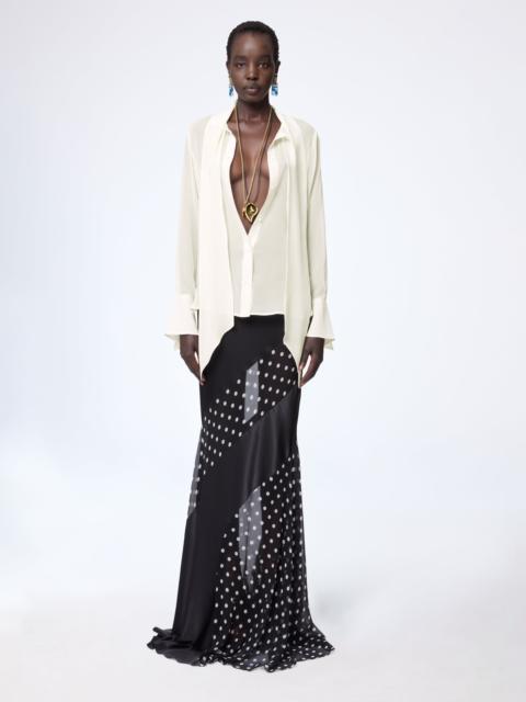 Long Polka Dot Skirt