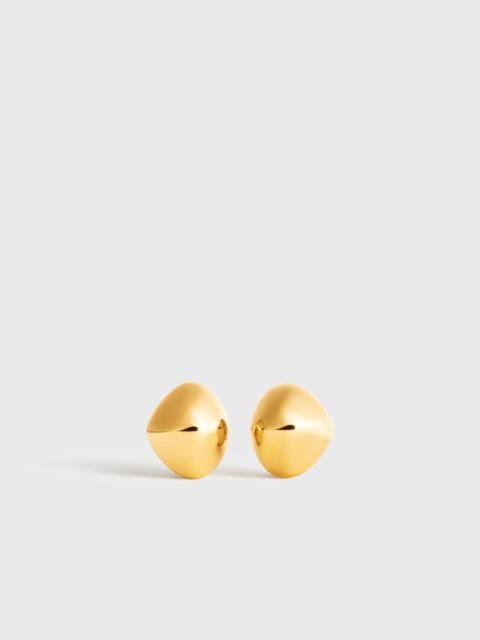 Pebble studs gold