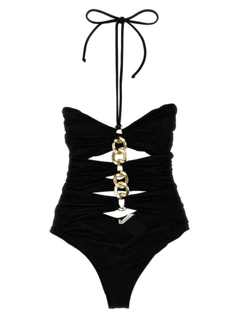 Chain one-piece swimsuit