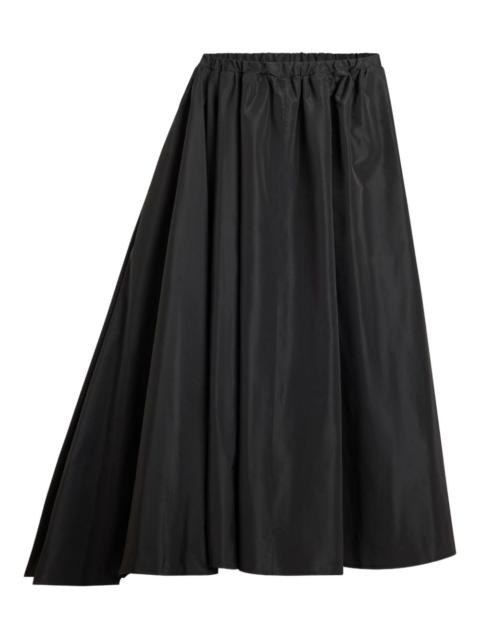 asymmetric midi skirt
