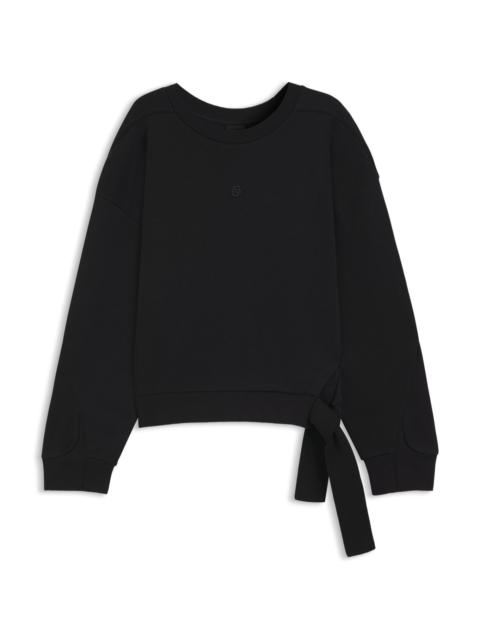 SWEATSHIRT WITH TIE DETAIL