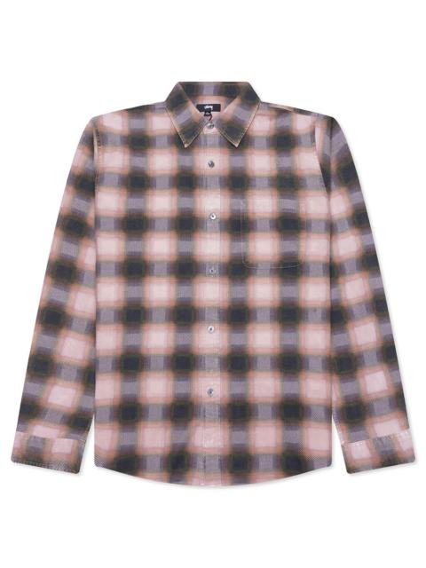 JUNE PLAID SHIRT - ROSE