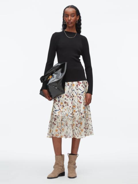 Compact Rib Mockneck Top