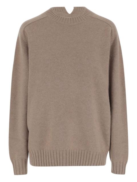 crew-neck cashmere sweater