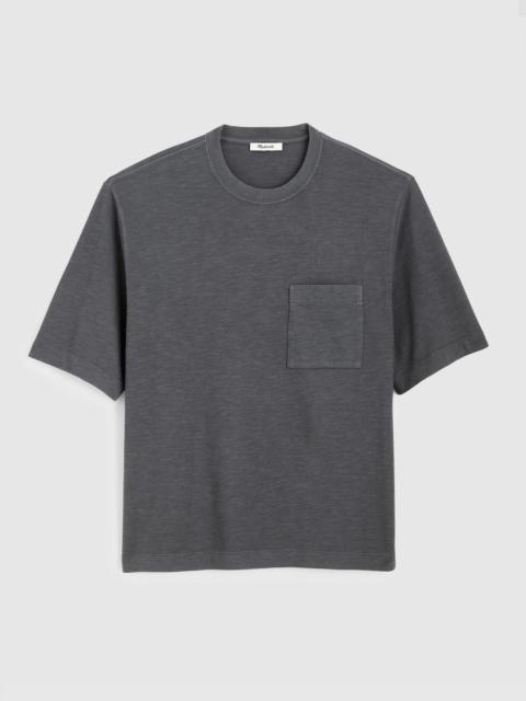 Boxy Slub Pocket Tee