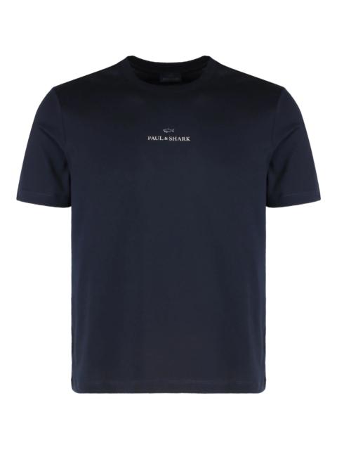 Paul & Shark Logo-detail Cotton T-shirt