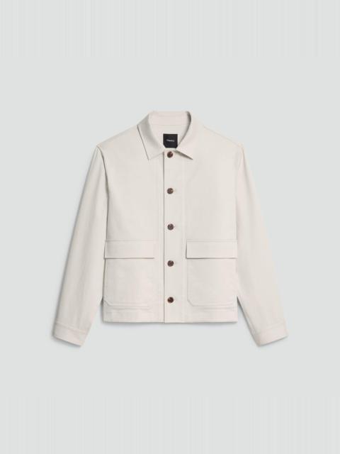 Button-Up Jacket in Moonsoft Cotton