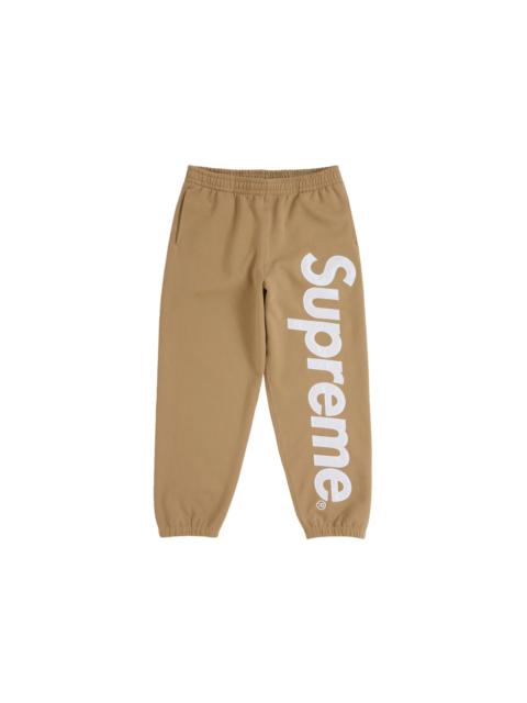 Supreme Satin Appliqué Sweatpant (FW25) Brown