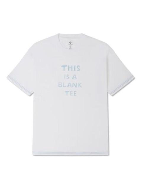 Converse White Pack Verbiage Tee 'White' 10025873-A01