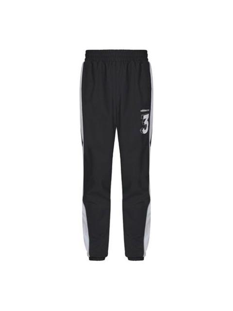 adidas neo Woven Athleisure Casual Sports Long Pants Black EJ7065