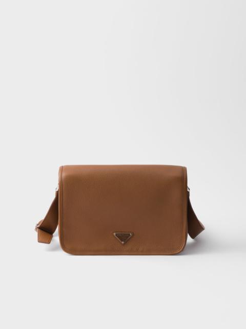 Leather shoulder bag