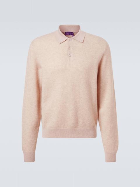 Cashmere polo sweater